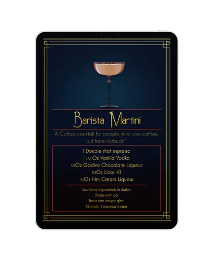 Barista Martini