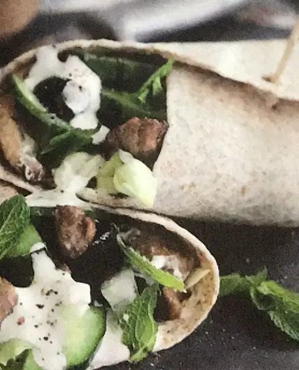 Spicy Lamb Wraps