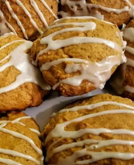 Iced Pumpkin Cookies