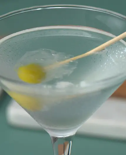 Frozen Olive Martinis