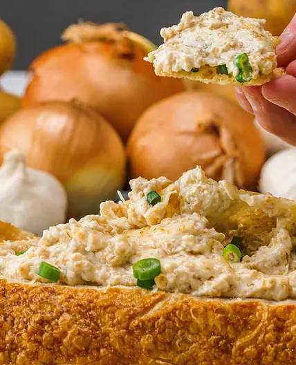 Sour Cream and Onion Bread Bowl