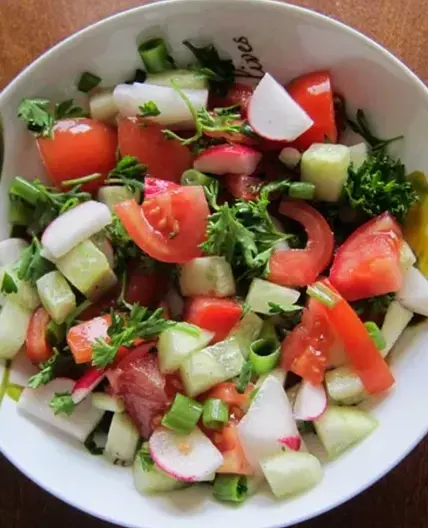 Crunchy Tomato Salad