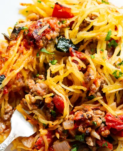 Roasted Tomato Spaghetti  Squash or Zoodles