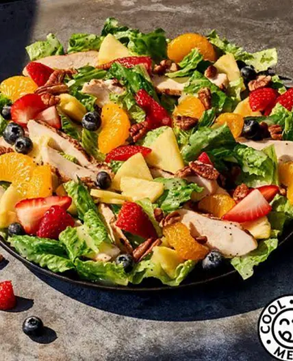 Strawberry Poppyseed Salad w/ Chicken 🍓
