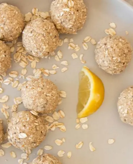 LEMON AND COCONUT BLISS BALLS