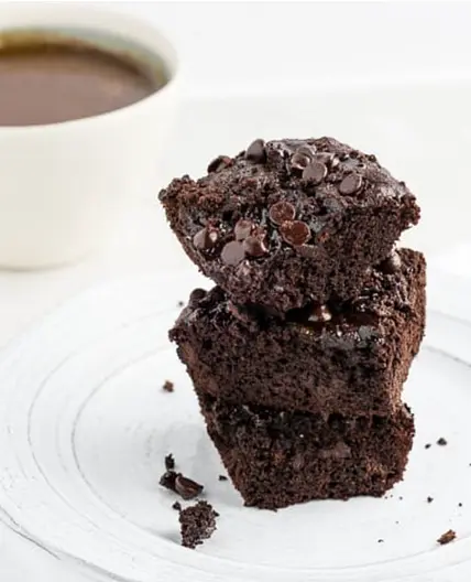 Chocolate Caramel Coconut Flour Brownies