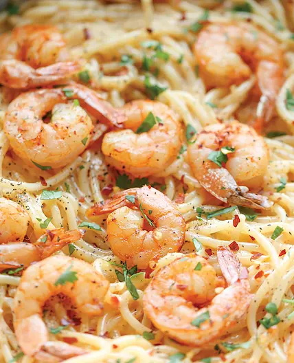 Bang Bang Shrimp Pasta