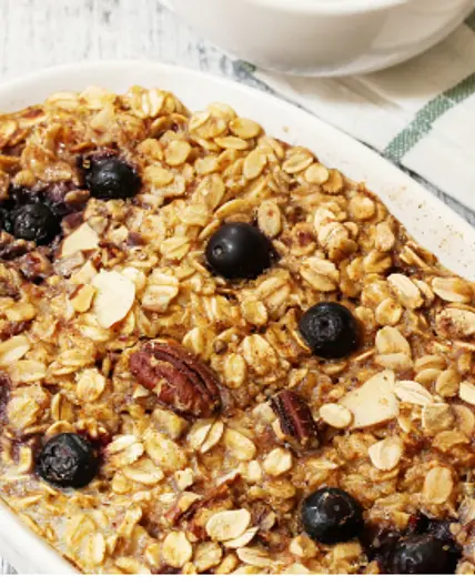 Blueberry Baked Oats
