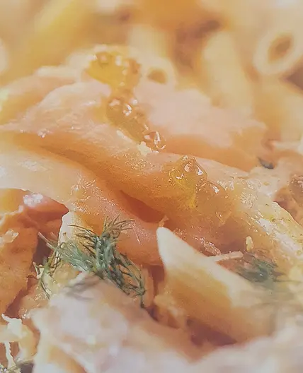 Penne with Smoked Salmon