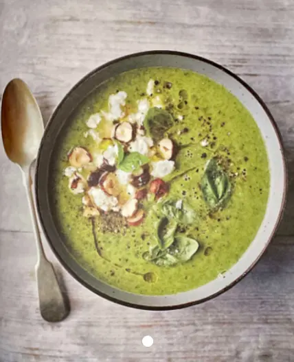 Haricot Bean, Leek and Olive Soup