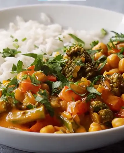 Curry Cremoso de Grão-de-bico