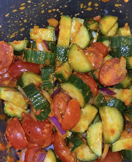 Cucumber Tomato Salad