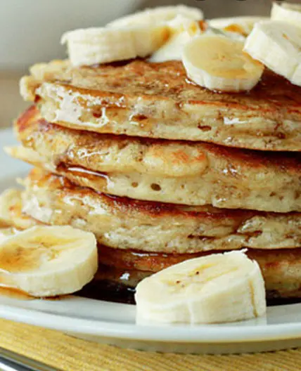 The best whole what banana pancakes