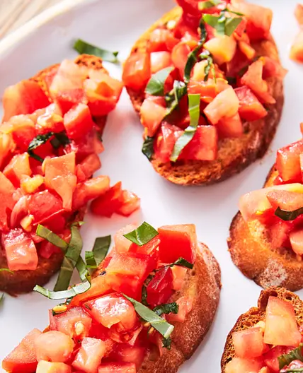 Easy AF bruchetta