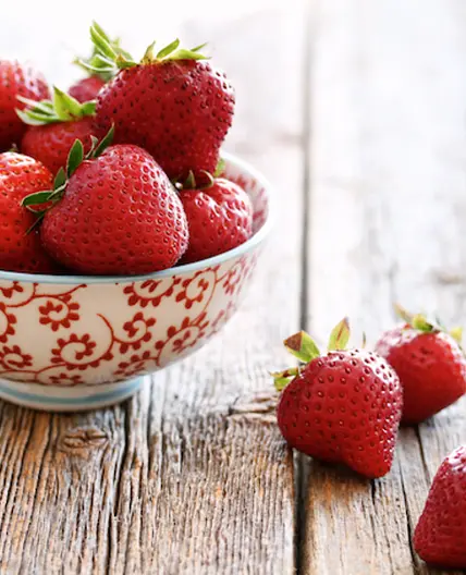 Fresh strawberries