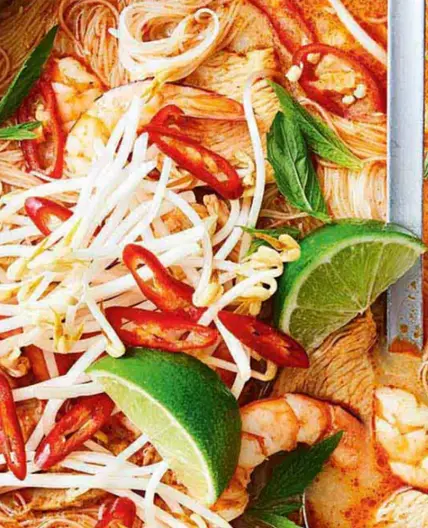 Chicken and Prawn Laksa