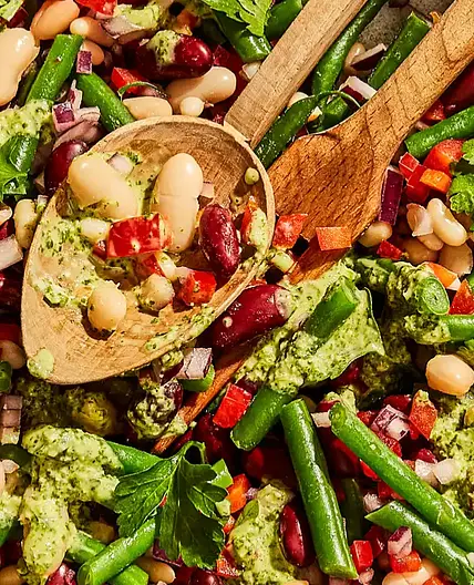 Healthy bean salad