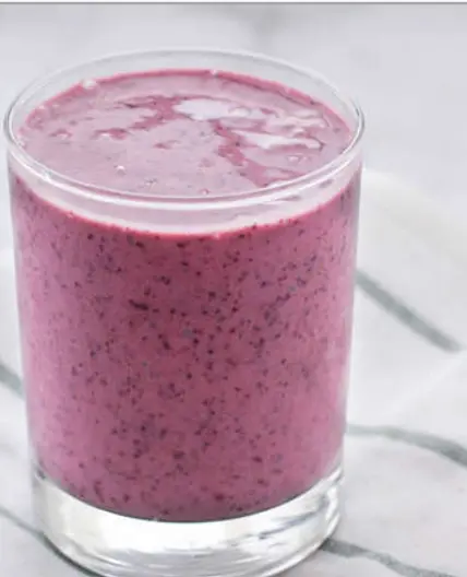 Blueberry citrus immune smoothie
