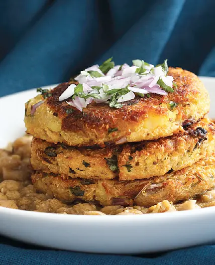 Potato quinoa patties