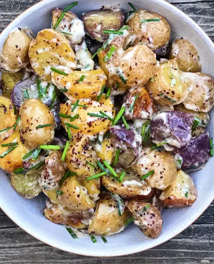 Roasted potato salad