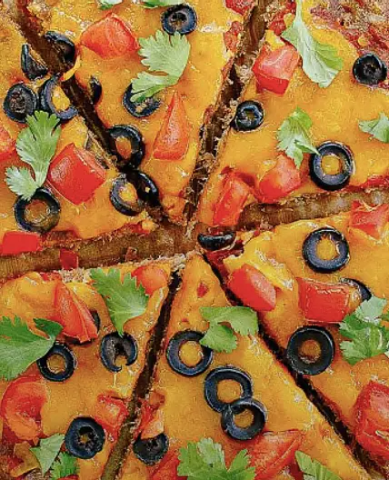 Chicken Crust Taco Pizza