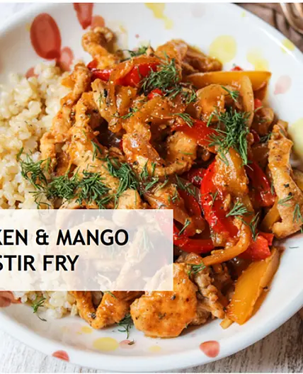 CHICKEN & MANGO STIR FRY