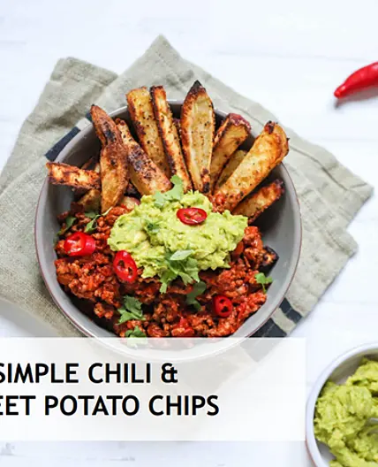SIMPLE CHILI & SWEET POTATO CHIPS