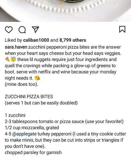 Zucchini pizza bites