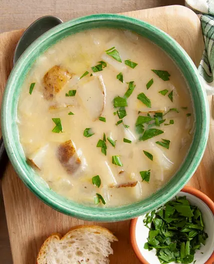 Potato leek soup