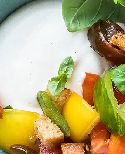 Salat: Tomaten Brot