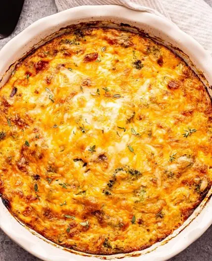 Crustless Vegetable Quiche