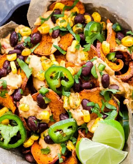 Southwest Sweet Potato Nachos