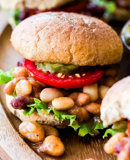 Vegan Three Bean Sliders