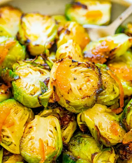 Orange Brussels Sprouts