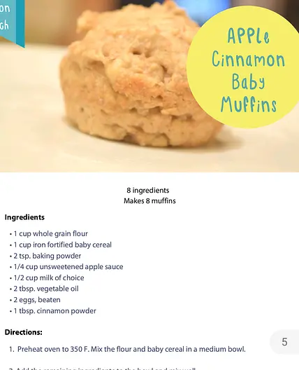 Applesauce muffin