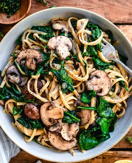 Creamy Vegan Mushroom Pasta