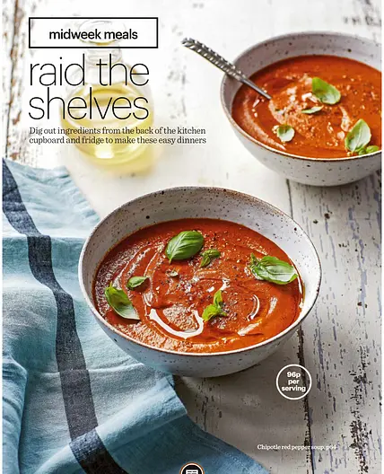 Chipotle red pepper soup