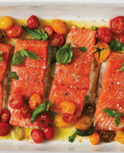 Salmon and Tomatoes