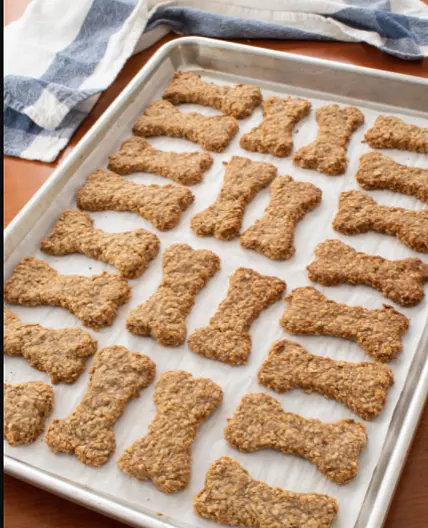 Peanut Butter and Banana Dog Treats