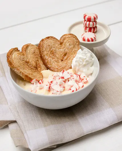 Peppermint Pudding Palmiers