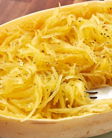 Microwavable Spaghetti Squash