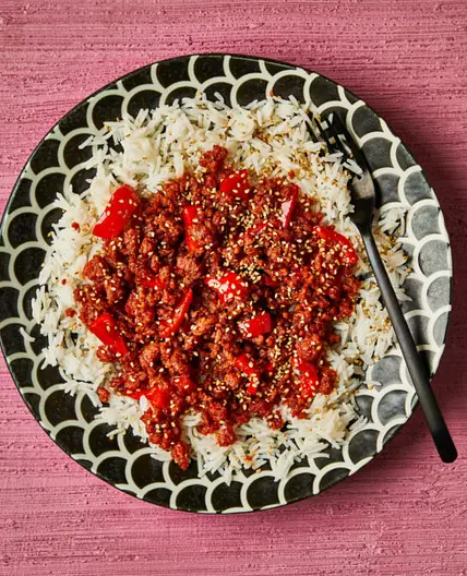 Meat-Free Mince Sticky Chilli Stir-Fry
