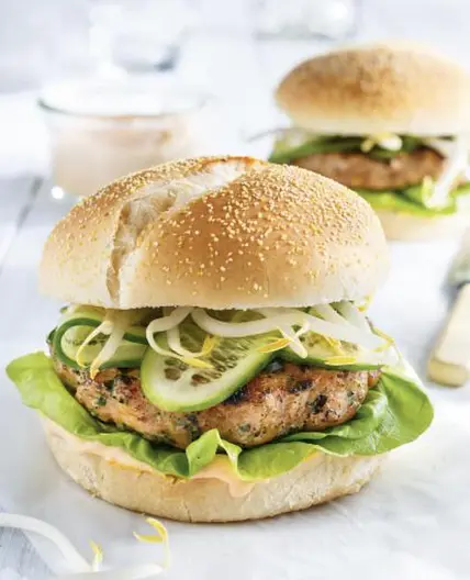 Burger de dinde aux courgettes