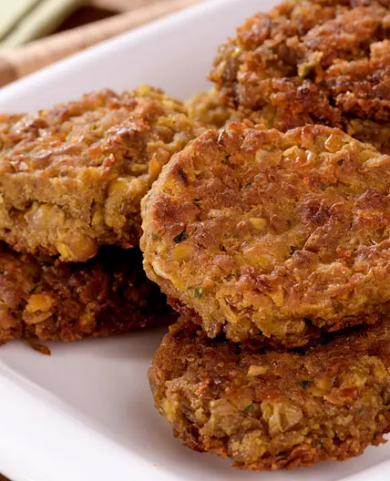 Bolinho de Lentilha Vegano