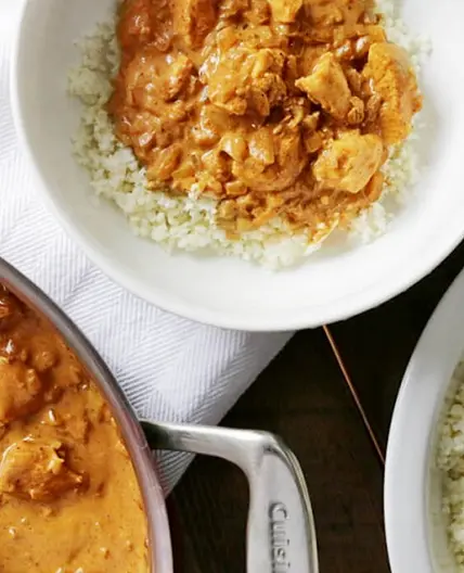 Butter Chicken and Cauliflower Rice