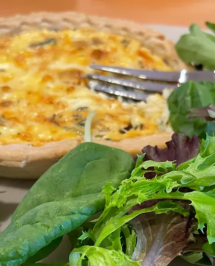 Quiche with Side Salad