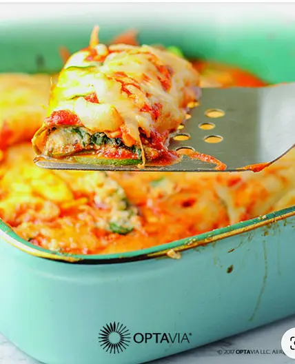 Optivia Zucchini Spinach Manicotti