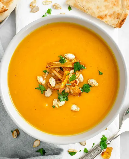 Curried Butternut squash soup