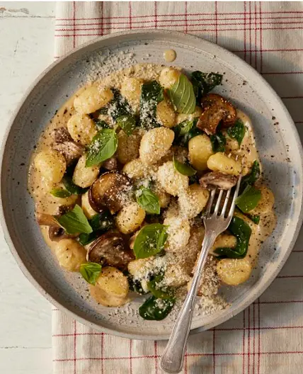 Creamy Garlic Mushroom Gnocchi