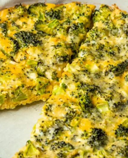 Crustless Broccoli Cheddar Quiche